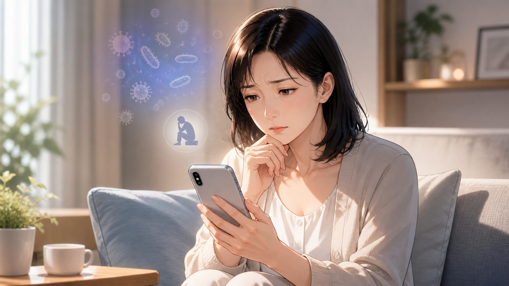 健康への不安な時間