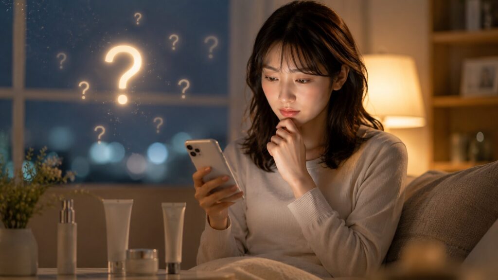 夜のひとときと不明な答え