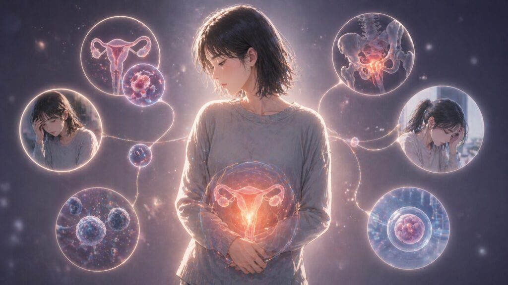 女性の健康と生殖のビジュアル