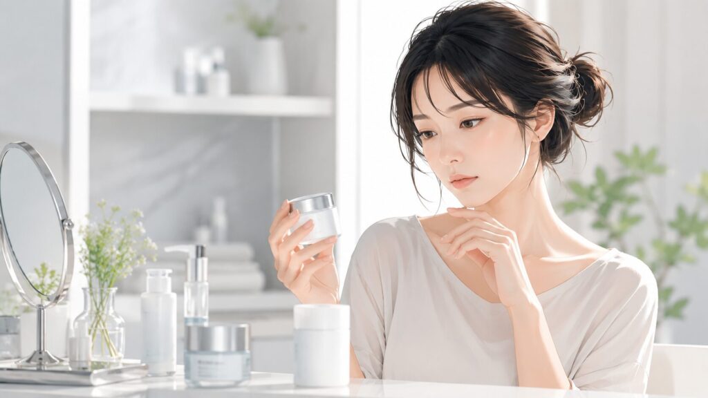 静かな朝の美容タイム