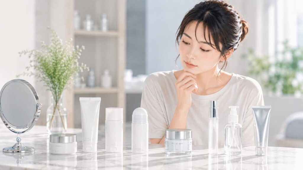 落ち着いたバスルームのひととき