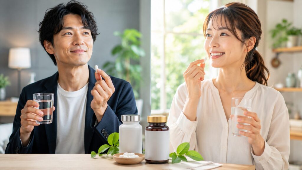 健康的なライフスタイルのひととき