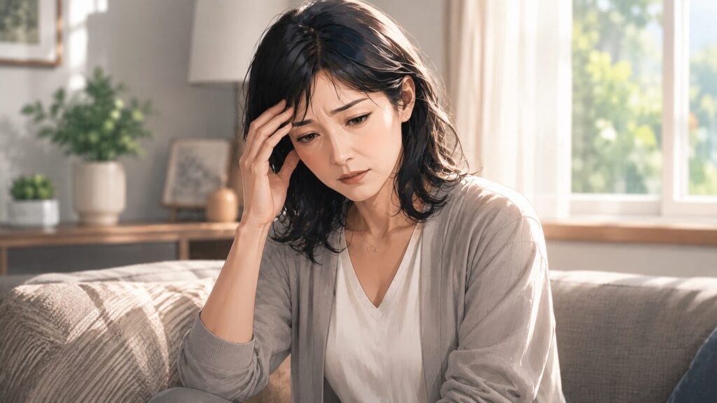 リビングルームでの静かなひととき