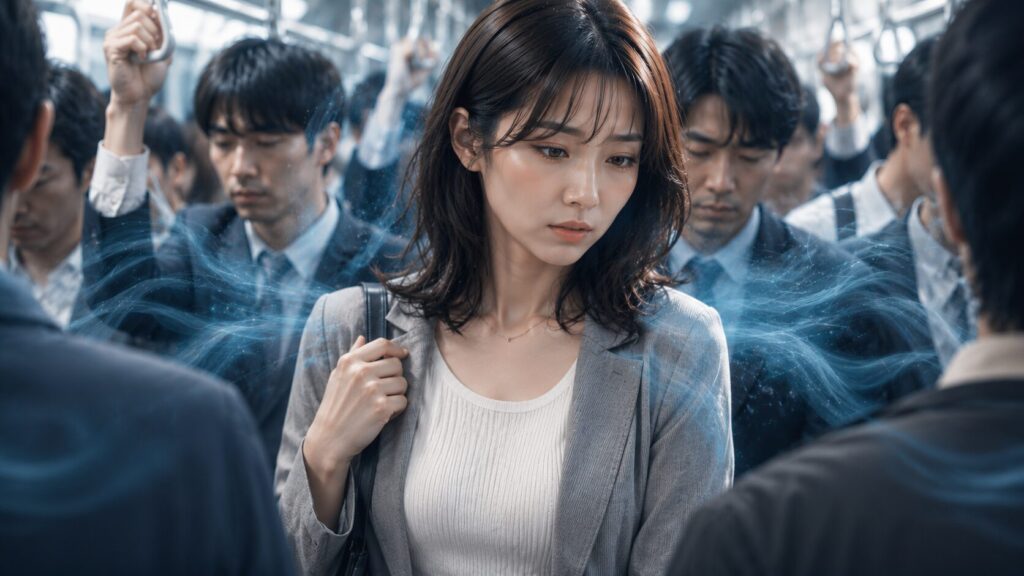 満員電車の中で感じる不安
