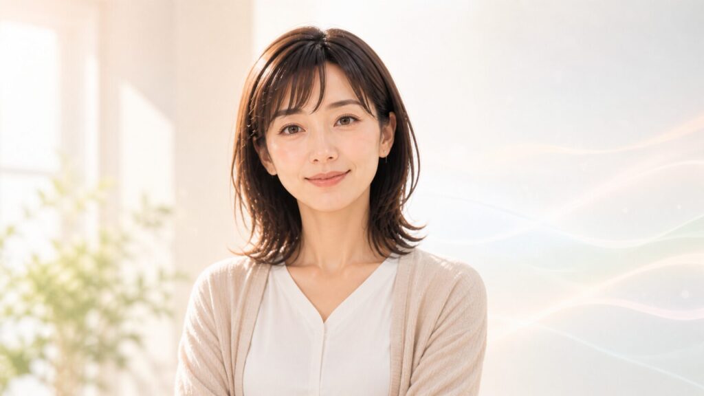 明るく温かいポートレート
