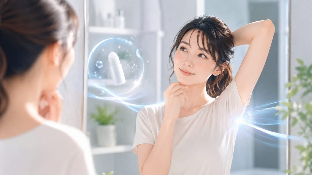 リラックスしたスキンケアの瞬間