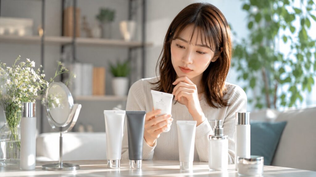 落ち着いた時間の中の美容ケア