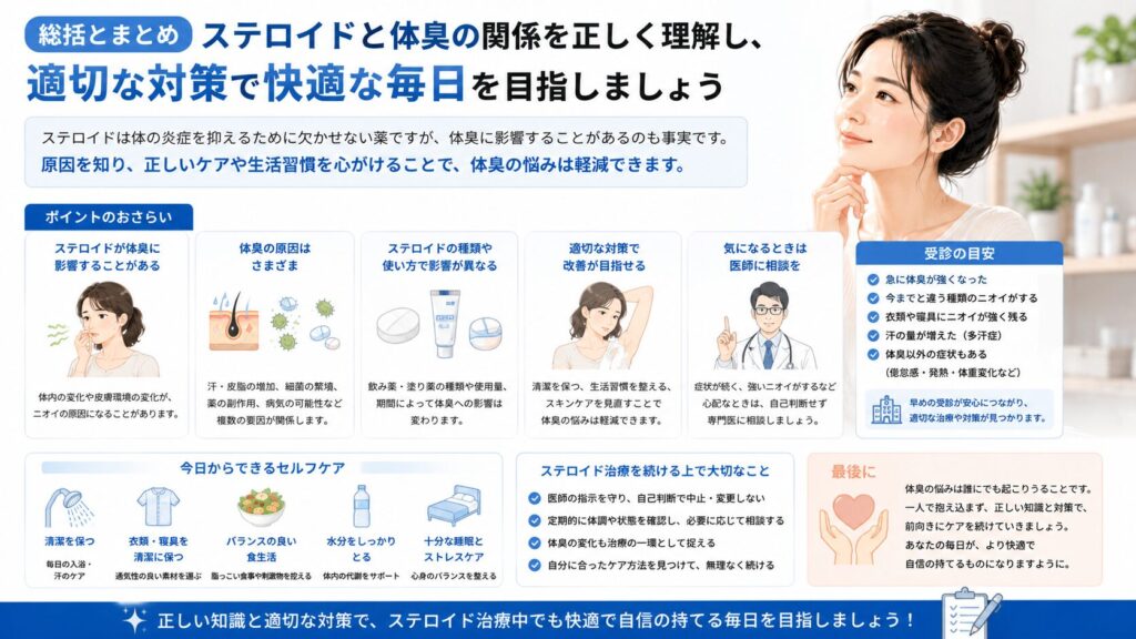 ステロイドと体臭の理解と対策