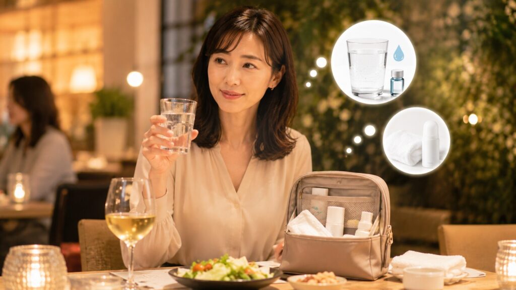 落ち着いたカフェでの瞬間