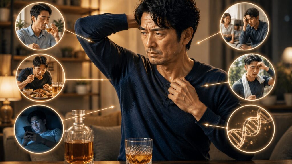 健康に関する心配と影響