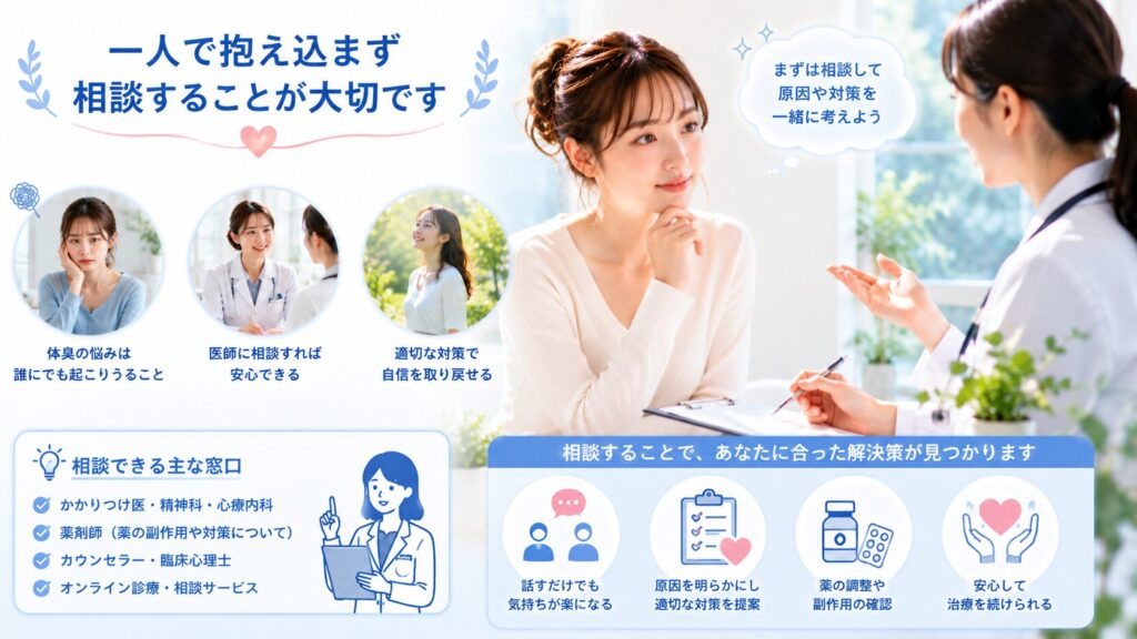 体臭の相談で安心を取り戻す