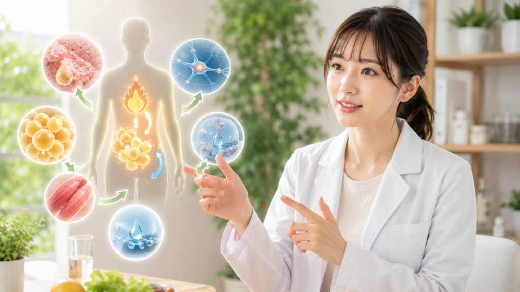 健康管理のためのインフォグラフィック