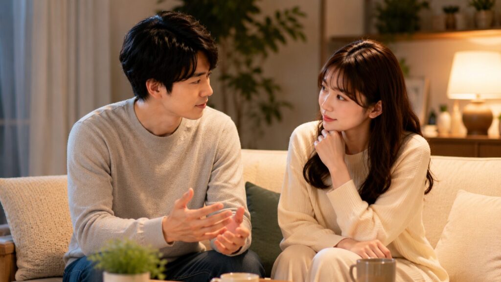 温かな会話のひととき