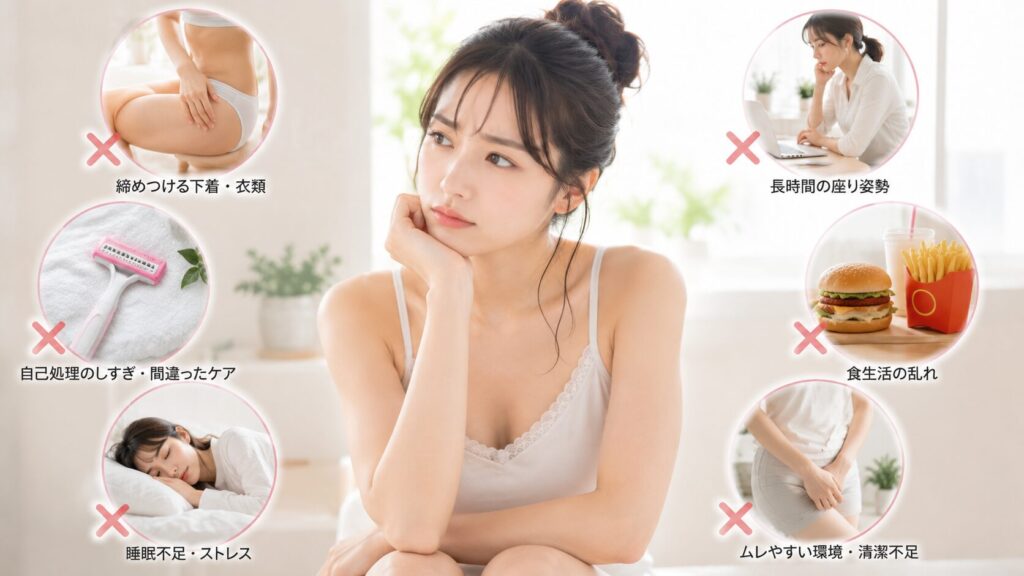 健康アドバイス：嫌な習慣の警告