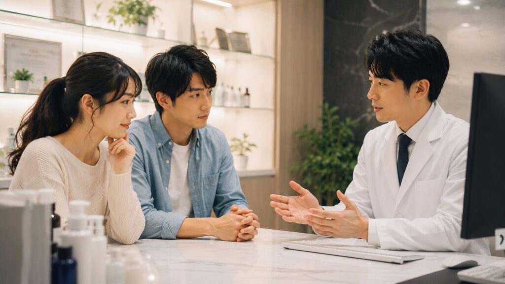 穏やかな診察室のひととき