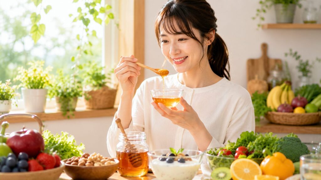 自然光溢れる健康的なキッチン