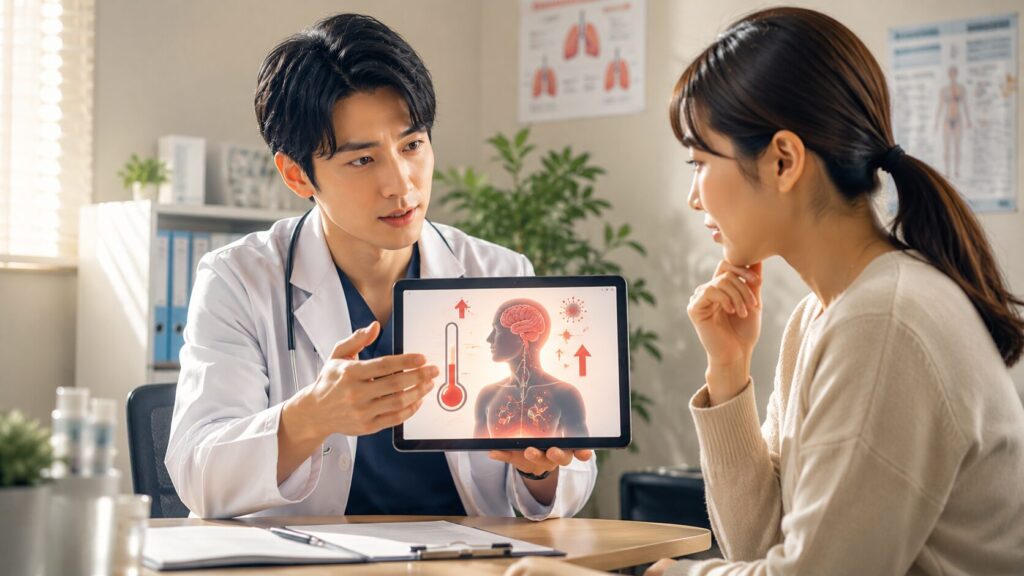 医師と患者の診察シーン