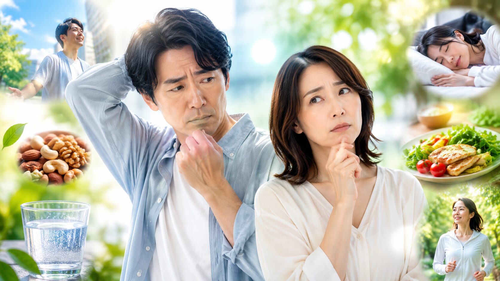 健康的なライフスタイルの一幕