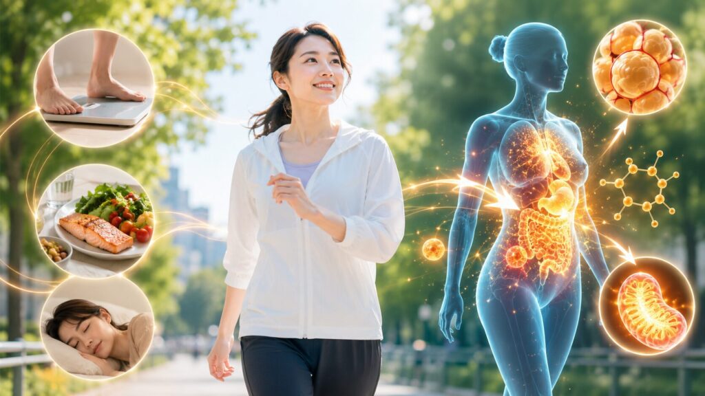 健康的なライフスタイルの変化