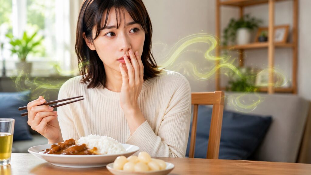 心地よい午後の食事のひととき