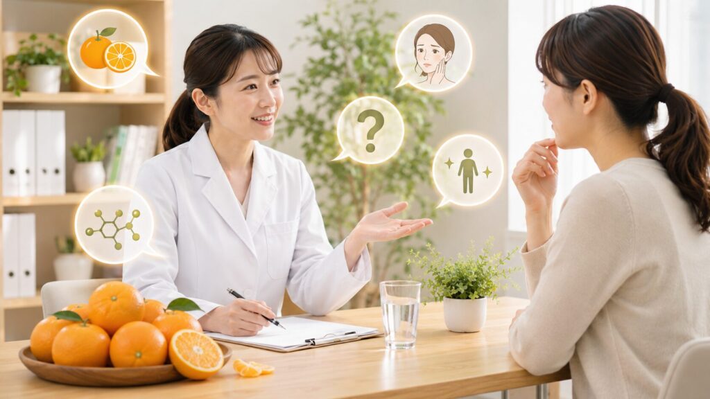 栄養相談と健康的な食事