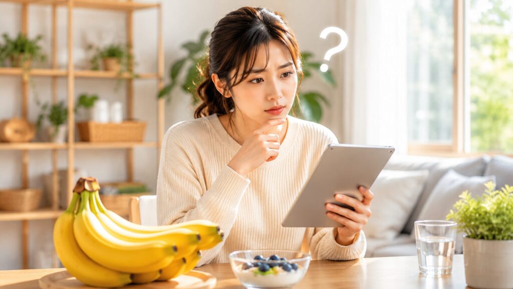 考え込む女性と温かな空間