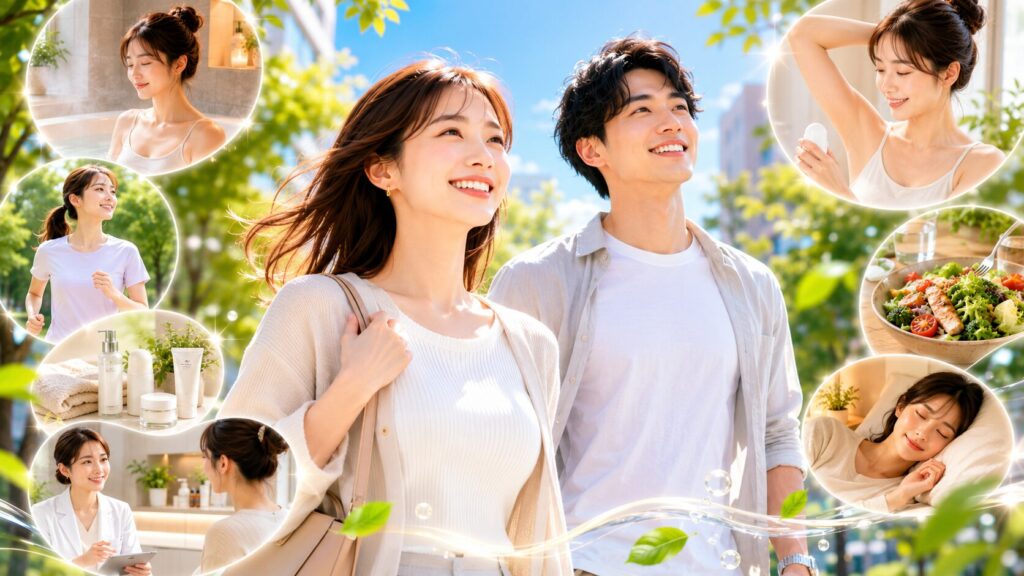 陽光の中で過ごす幸せな日常