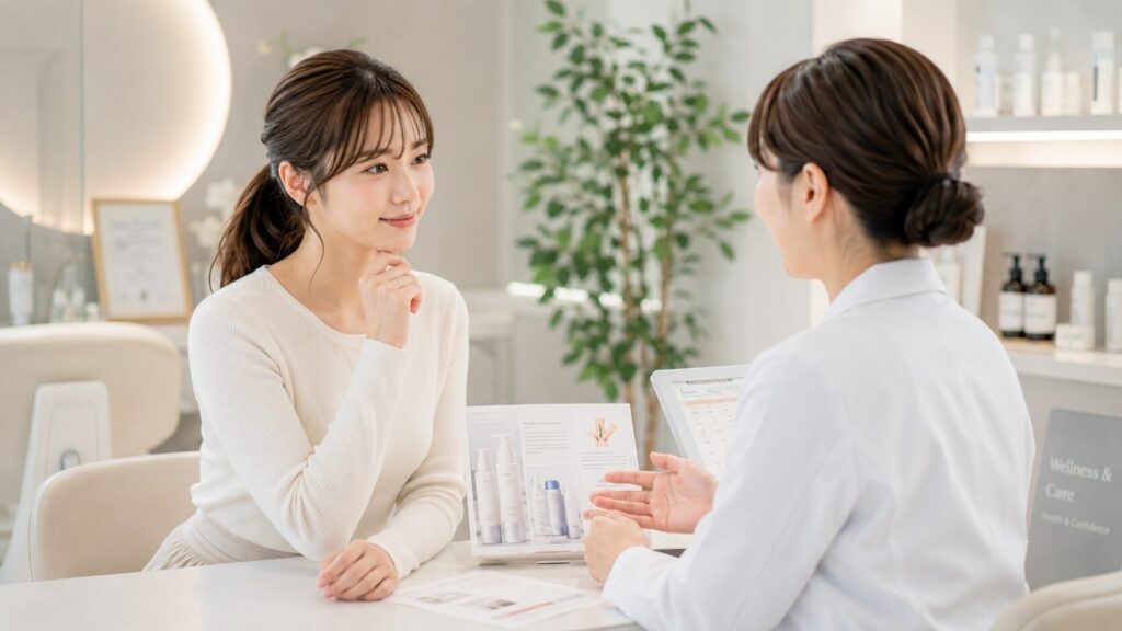クリニックでの対話と相談