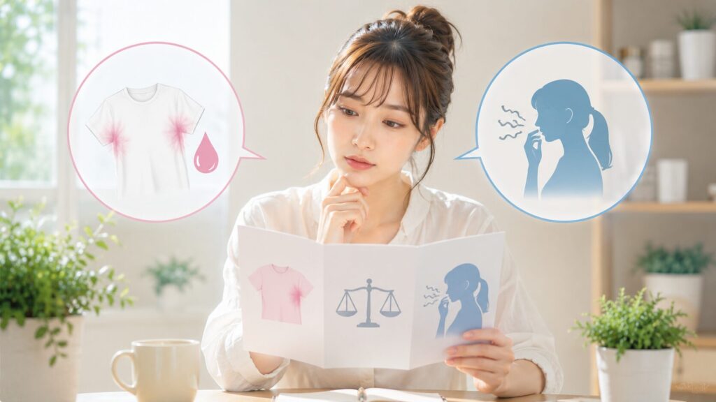 生活の中で選択を見つめる