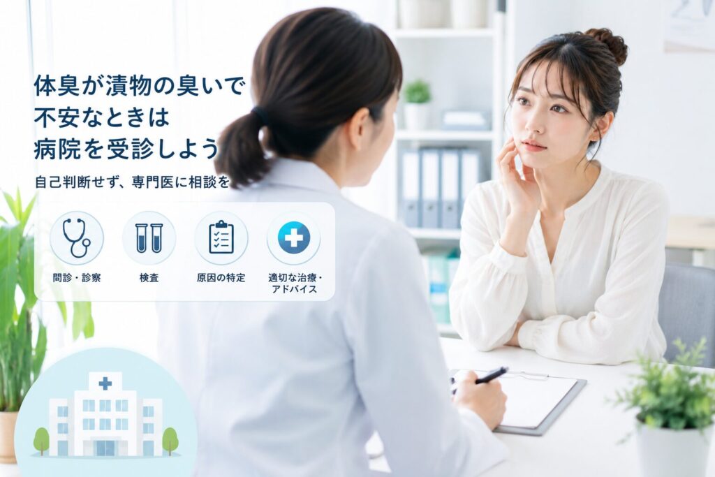 体臭の悩みを医師と相談