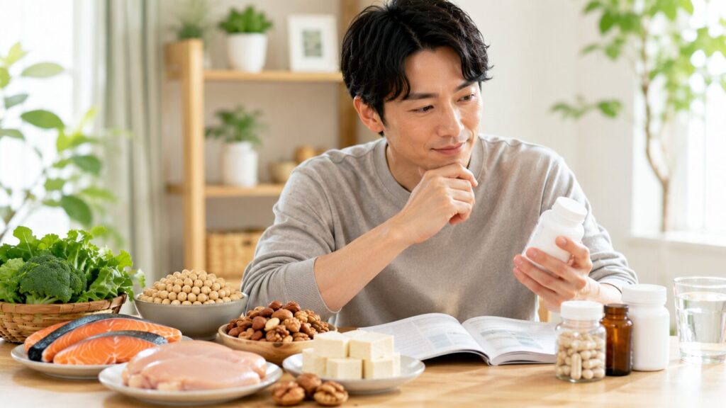 健康的な食事とサプリメント選び