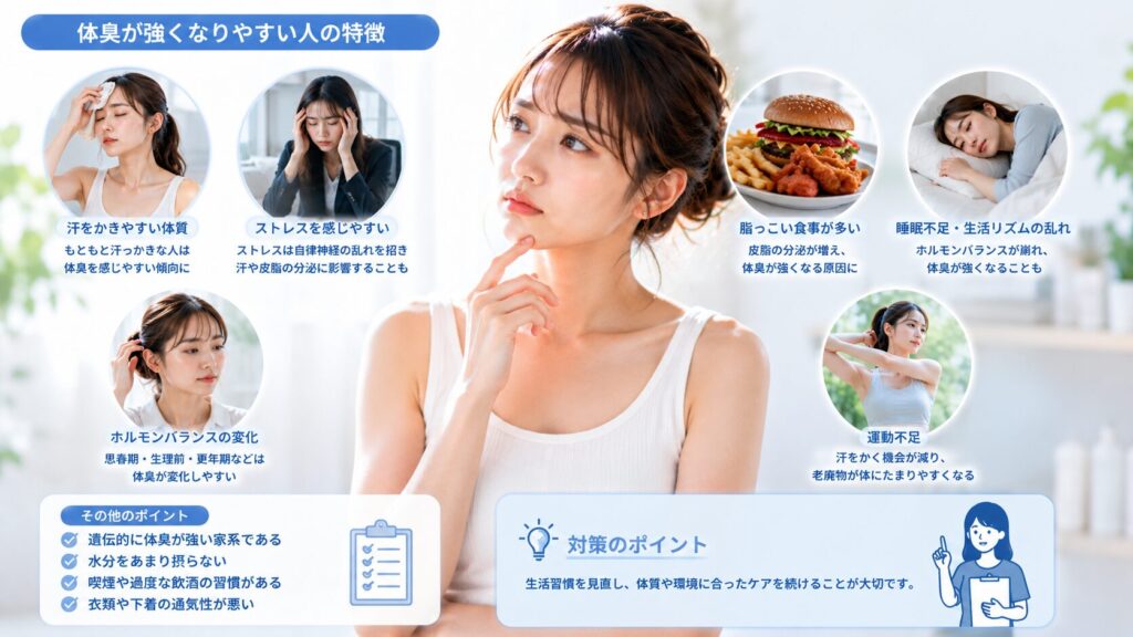 体臭の原因と対策ガイド