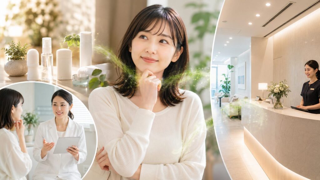 女性のためのスキンケア体験