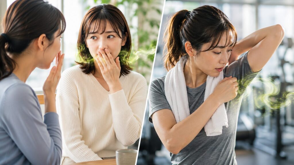 自然な会話と運動後のひととき