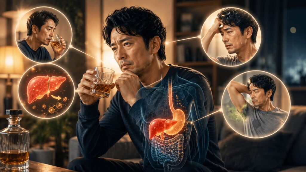 アルコールの影響と体内反応