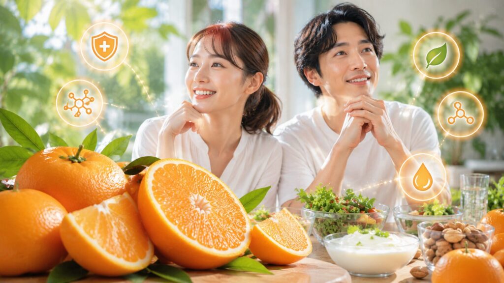 フレッシュな健康的な生活シーン