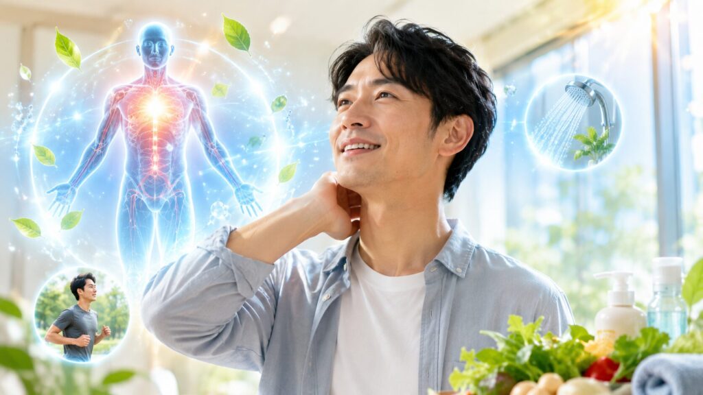 健康的なライフスタイルの瞬間