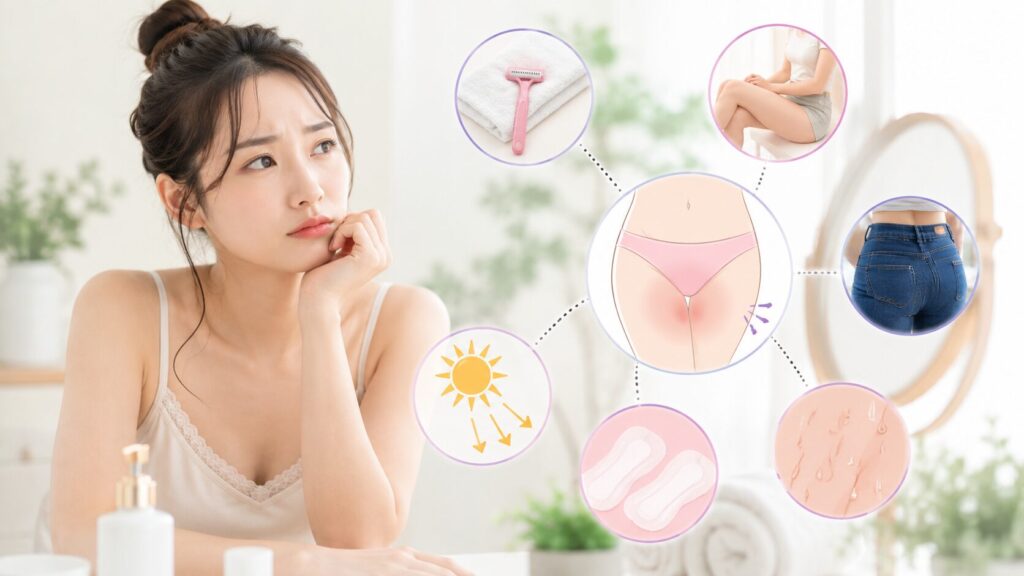 気になる原因と対策のインフォグラフィック