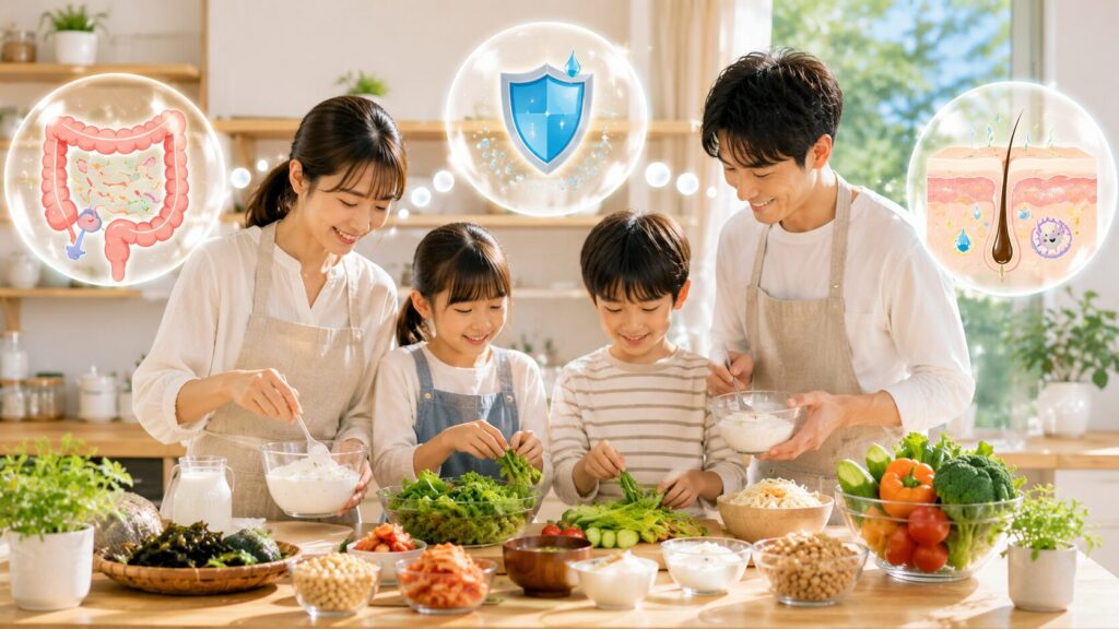 健康的な料理のひととき