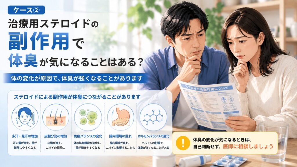 ステロイド副作用と体臭の関係