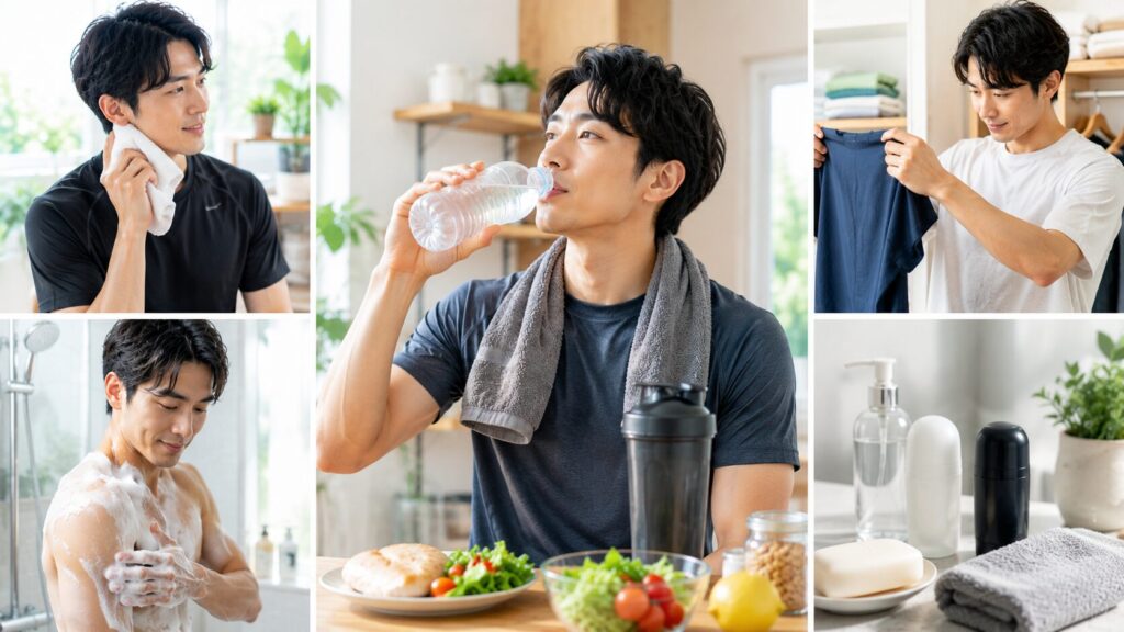 健やかなライフスタイルの瞬間