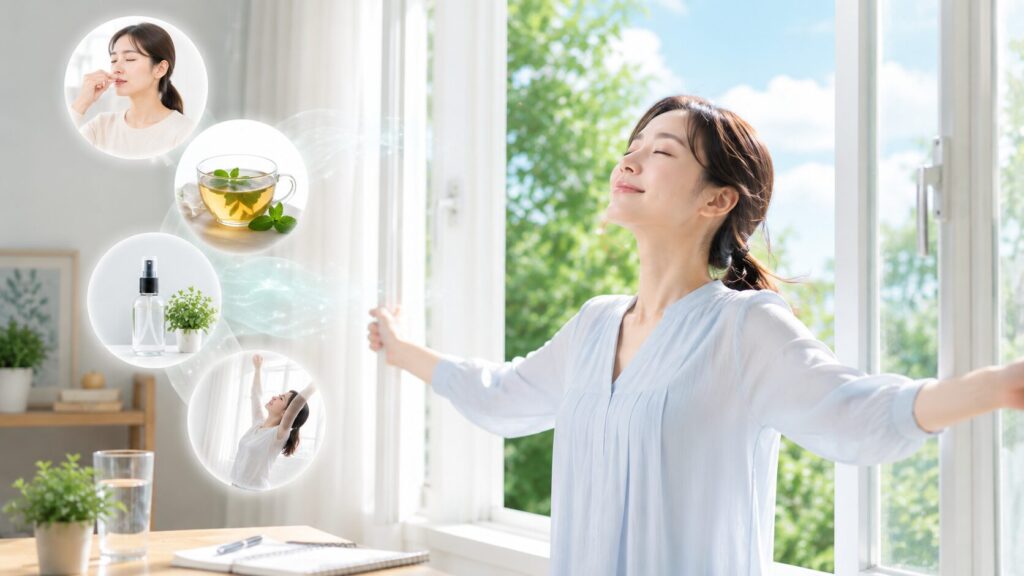 清爽な風と心地よい空間
