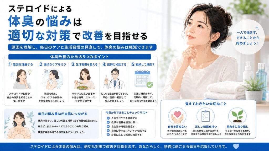 ステロイドによる体臭改善ガイド
