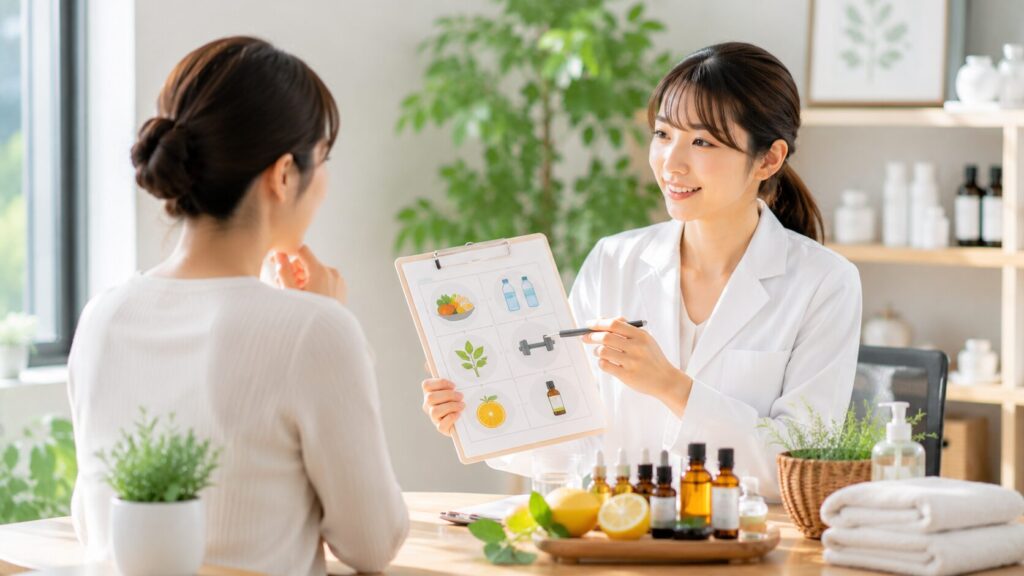 ウェルネス相談室での会話