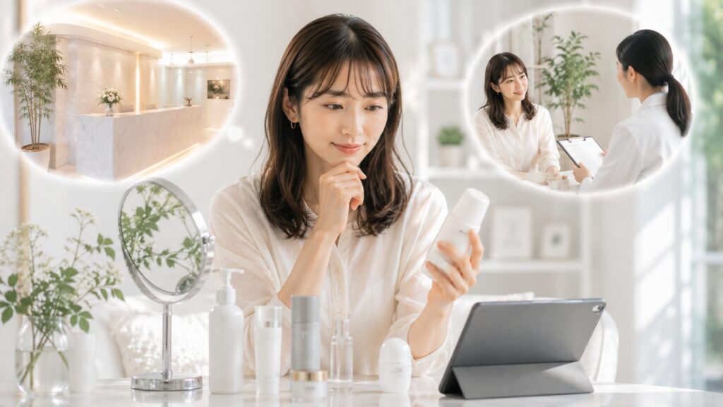 スキンケア相談のひととき