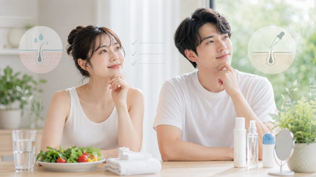 健康的なライフスタイルのひととき