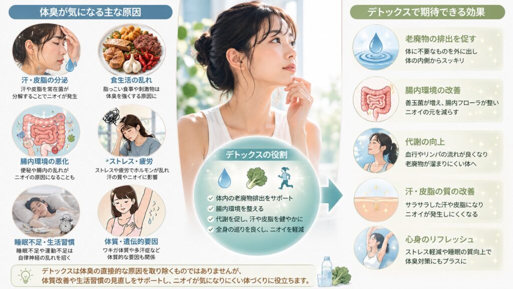 体臭とデトックスの役割