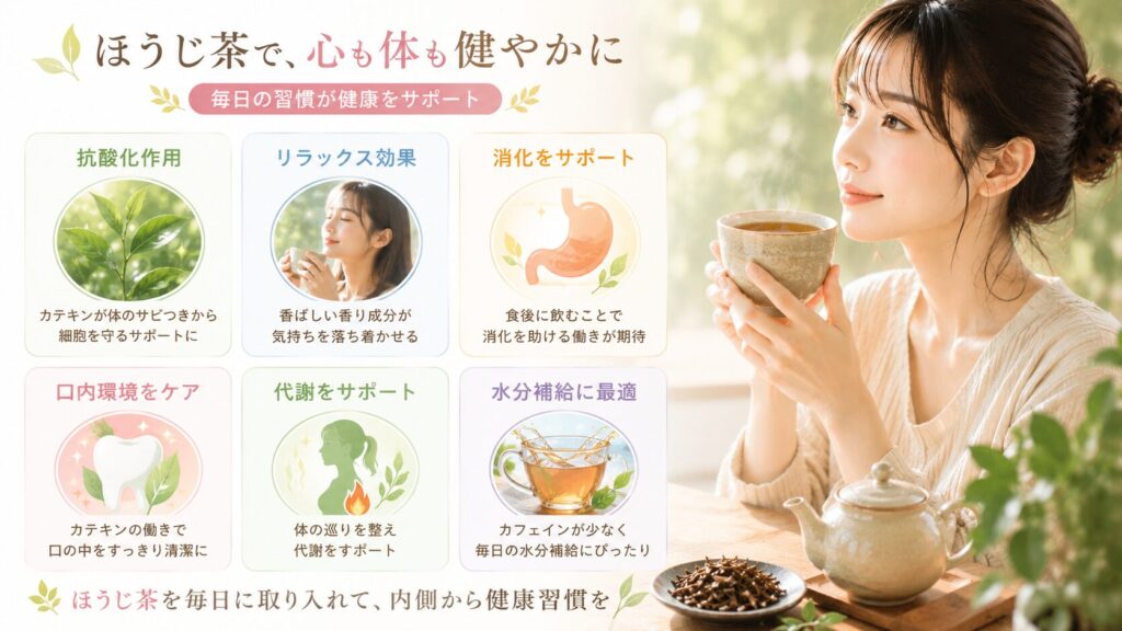 ほうじ茶で心と体を癒す