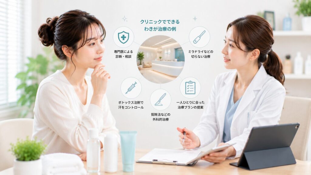 クリニックでの相談セッション