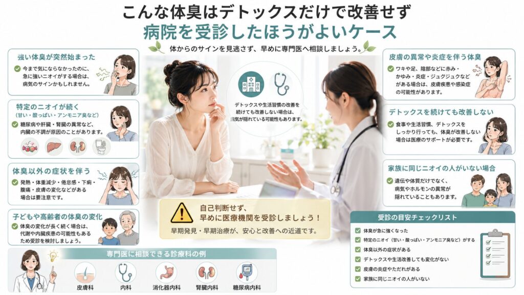 体臭の変化と受診のサイン